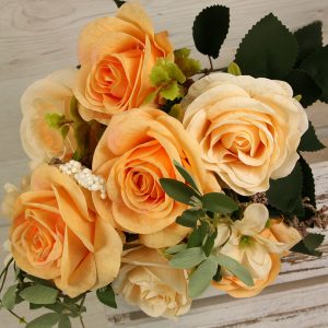 Kytica ruža s doplnkami x10 0653-8